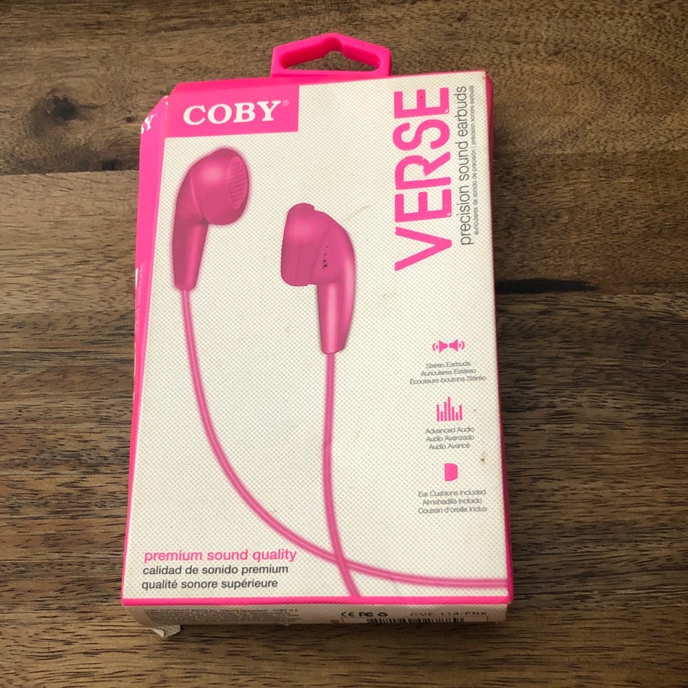 Pink Coby Verse Ear phones